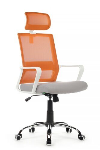 Кресло Riva Chair RCH 1029HW Оранжевый/Серый