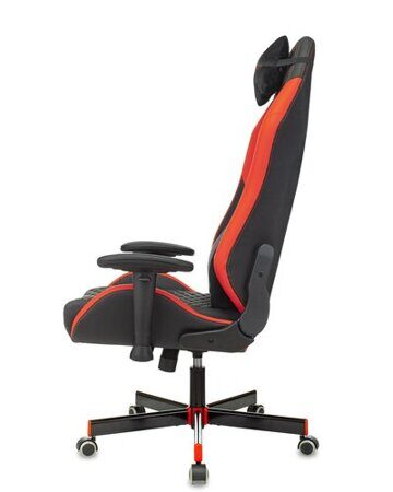 Кресло игровое Knight Neon черный/красный эко.кожа